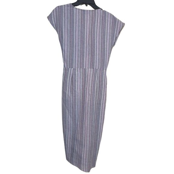 VICI Women's Multicolor Striped Knotted Twist Front Dress - Picture 9 of 12